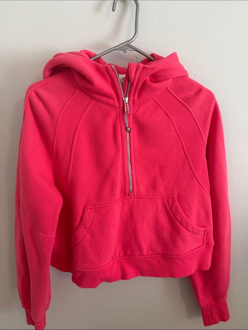 lululemon athletica Half-Zip Hoodie - Hot Pink Scuba